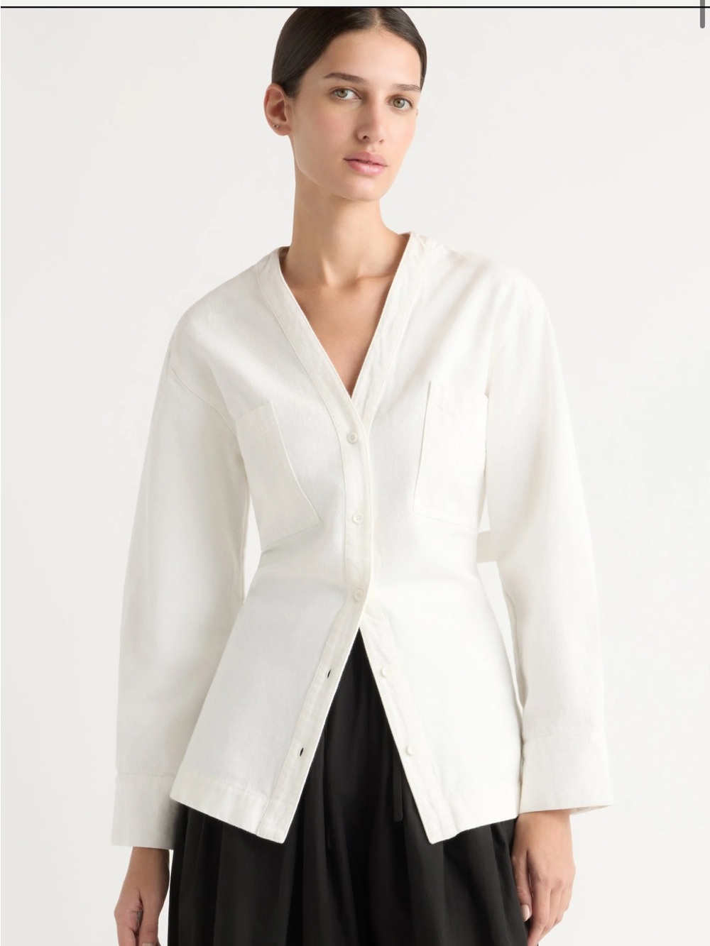 Modern Citizen Emmett cinch waist denim jacket